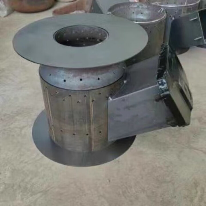 婕茵桐无烟气化炉内胆侧面开口煤气罐改装户外室内节能气化炉烧柴 封板