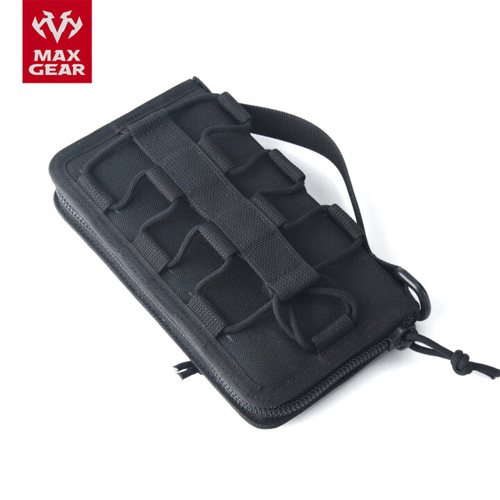 MAXGEAR 玄武战术钱包男款手包 户外大容量迷彩钱包手机包 黑色