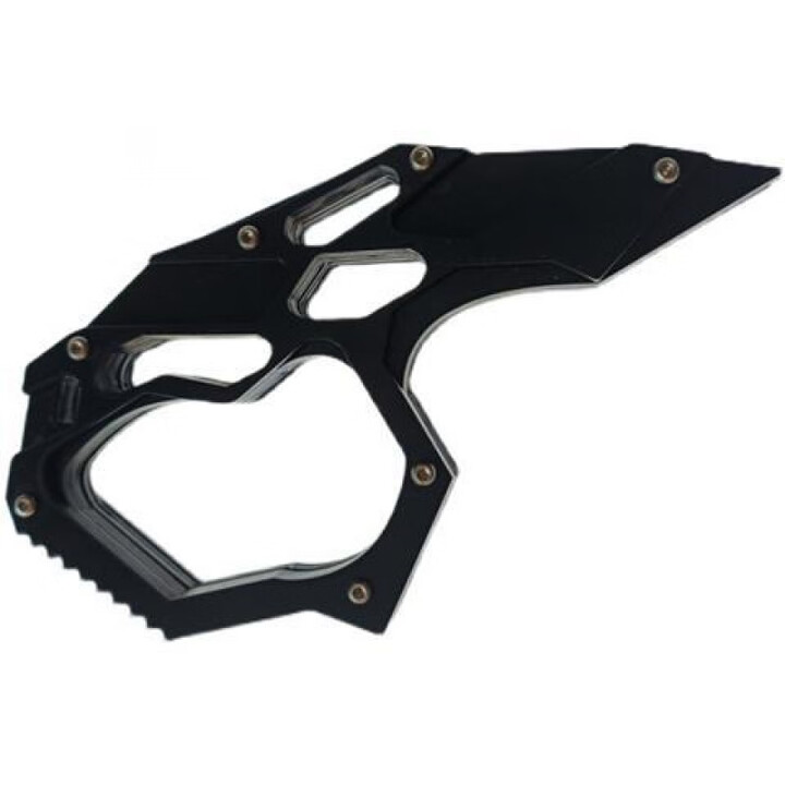 指虎防身碳纤维 指虎破窗拳套防身自卫走夜路手魁车载便携合法EDC四孔非金属 饕鬄