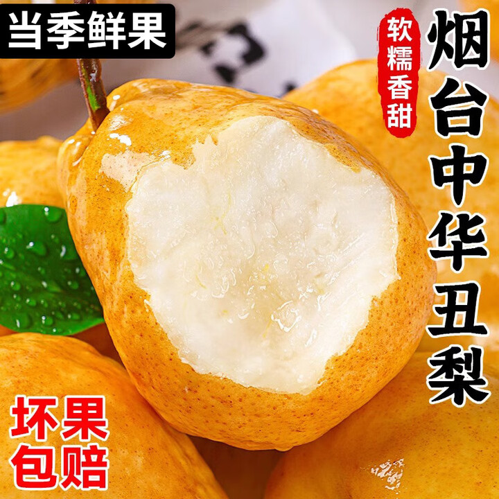 岽鲜正宗中华丑梨软糯香甜梨子山东烟台丑梨新鲜水果当季太婆啤梨整箱 4.5-4.8斤 12枚左右【图片 价格 品牌 报价】-京东