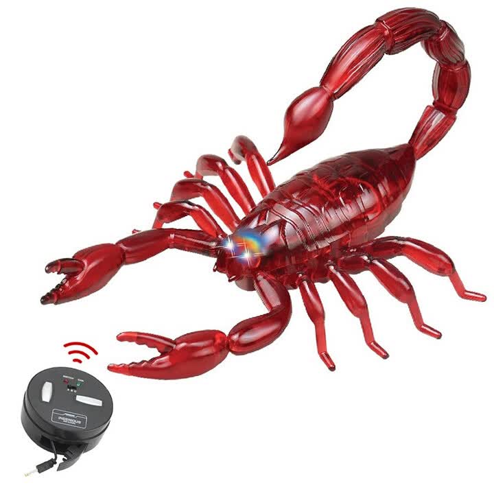 电动遥控仿真昆虫 动物模型 整蛊玩具道具充电红外无线遥控 红蝎子