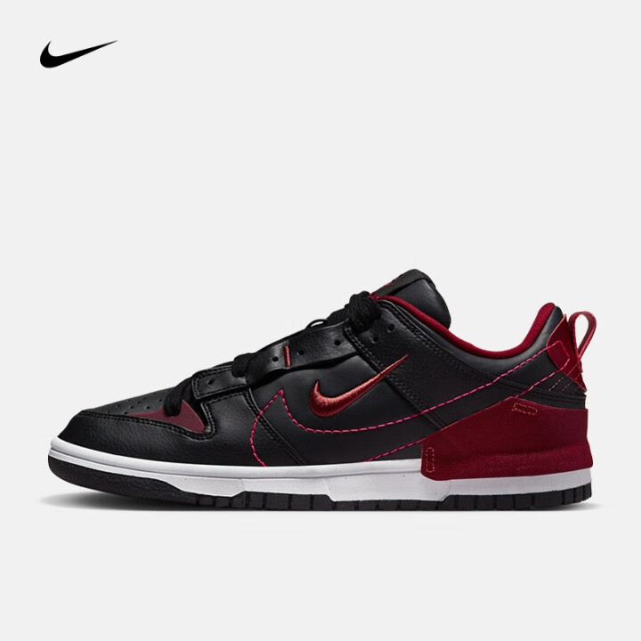 耐克（NIKE） 女子运动鞋个性刺绣板鞋 DUNK LOW ...