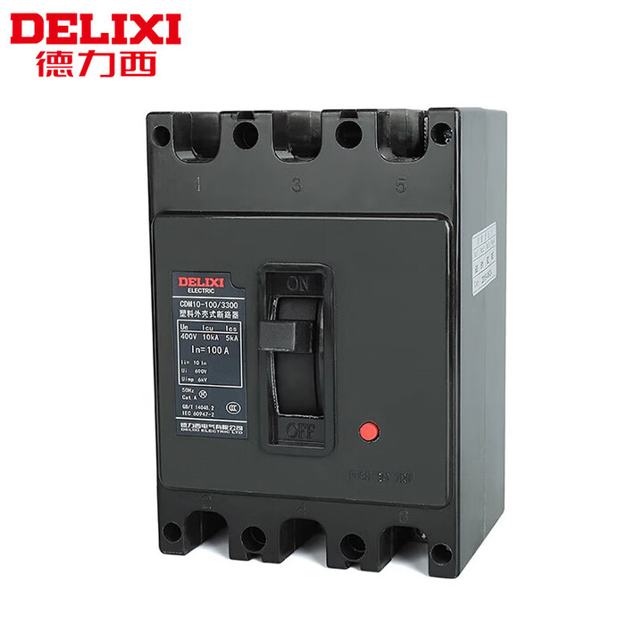 德力西塑壳断路器CDM10三相过载短路保护器3P空气开关 CDM10-100/3300 100A【图片 价格 品牌 报价】-京东