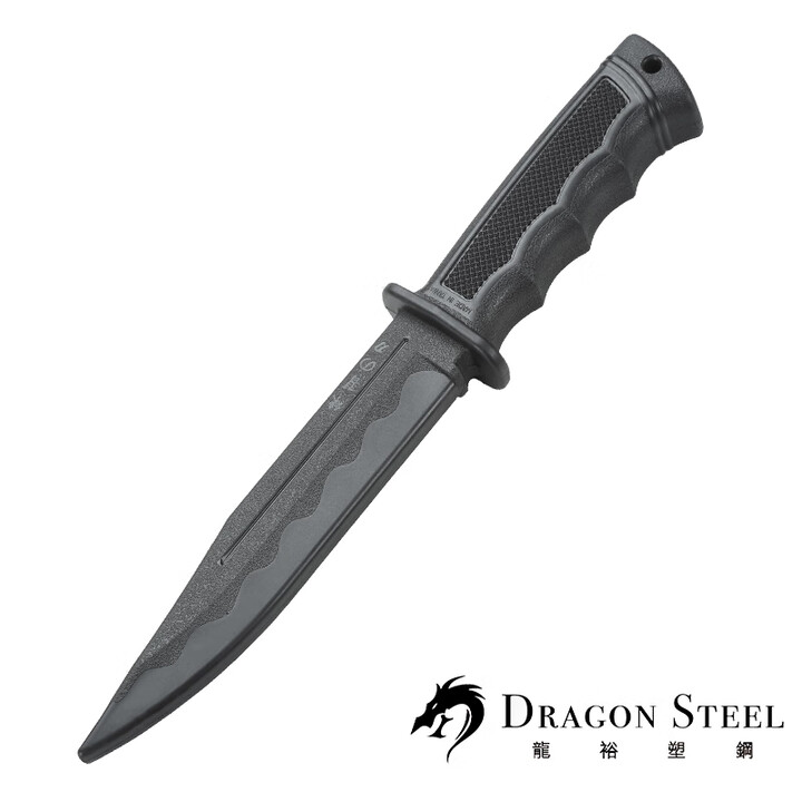 COLD STEEL非金属龙裕塑钢影视表演武术训练橡胶刀格斗练习随身车载防卫装备 练习之刀(橡胶非金属未开刃)