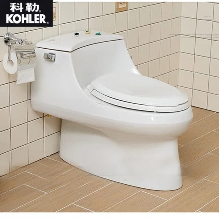 科勒马桶圣拉菲尔五级旋风家用连体坐便器K-3722T/8688/19111/K-3869T K-3722T/K5483T（配件齐全 ...