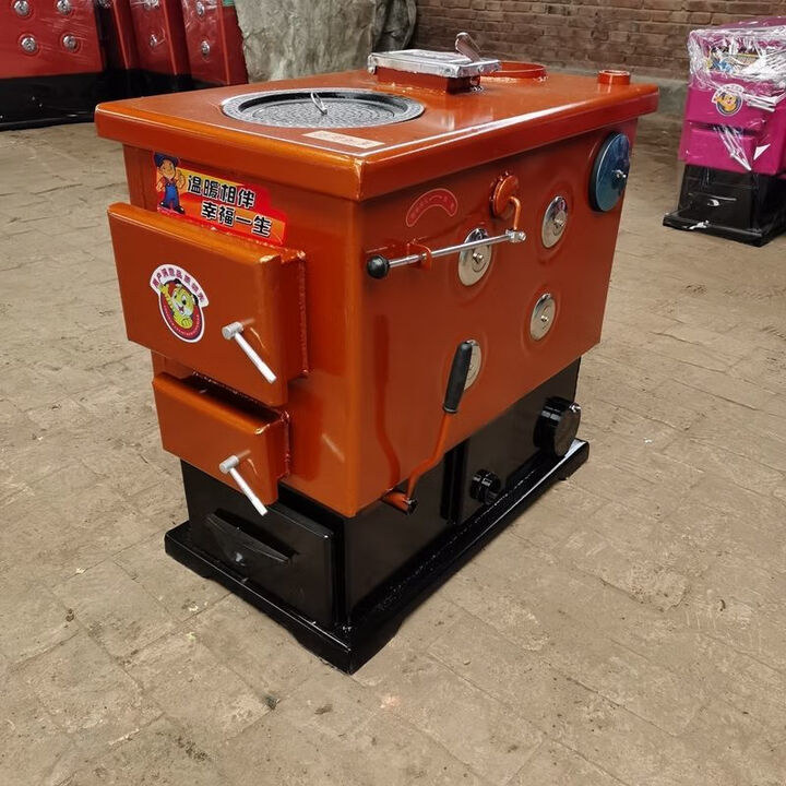 反烧节能取暖炉柴煤两用水暖炉燃煤家用新型暖气炉做饭炊事通炕炉 120#炊事反烧锅炉