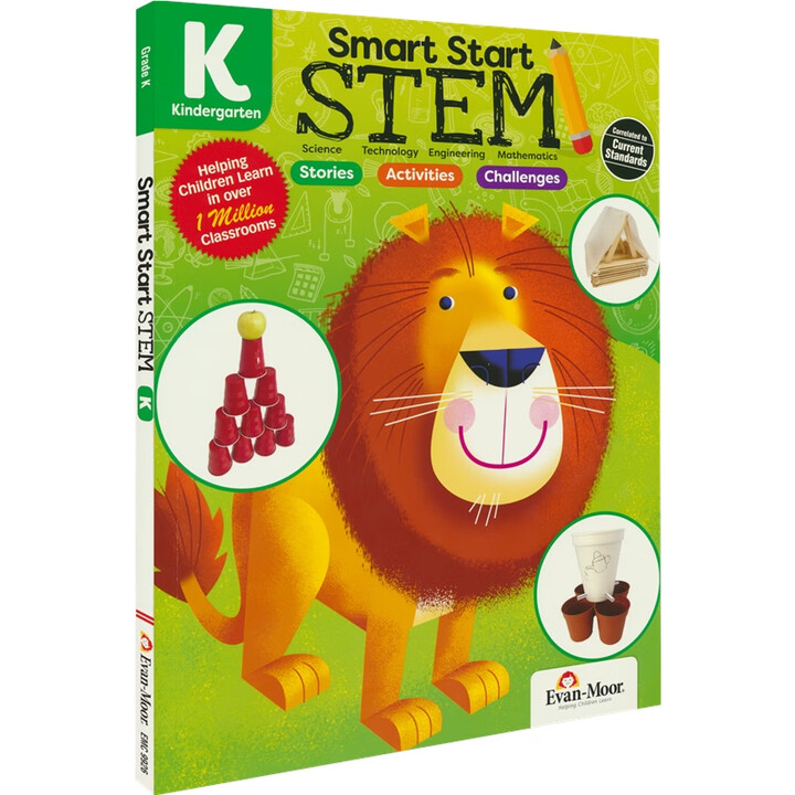 《美国加州聪慧启蒙系列赠音频 Evan Moor Smart Start math STEM 英语高频词 数学 有声阅读与写作 幼儿园小中班至 ...