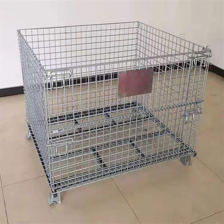 仓储笼折叠仓储笼铁框周转笼铁筐笼子仓库笼钢丝笼蝴蝶笼金属铁笼 网格50x100 5.0 700 ,支持定制【图片 价格 品牌 报价】-京东
