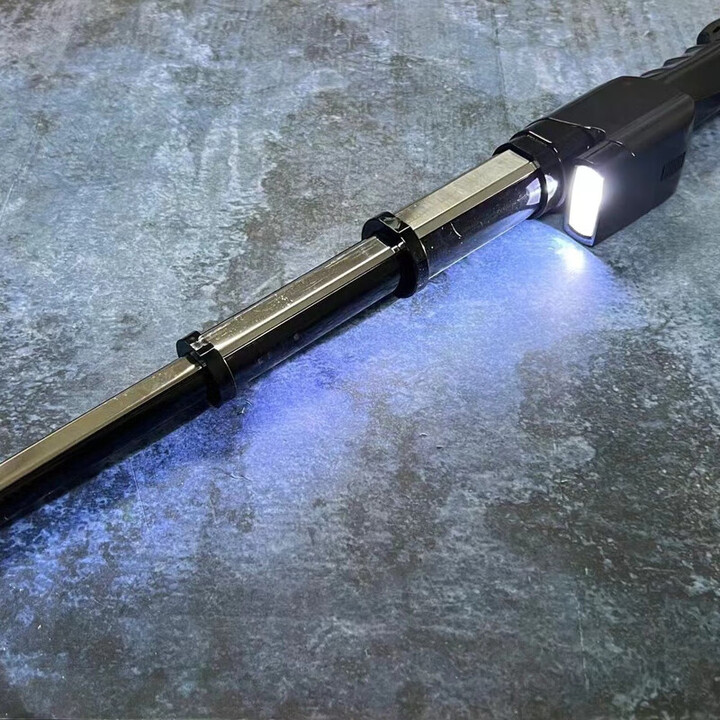 TW-09强光手电市面唯一可伸缩款警 报器安防防身便捷巡逻野外生存 黑色 Tw-09最新款