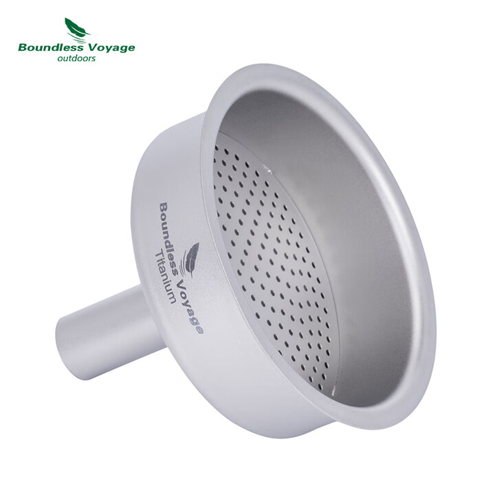 必唯纯钛迷你酒壶小漏斗液体分装器细口家用圆形小口径过滤漏斗食品级 Ti3076D 滤网