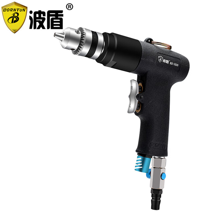 波盾风动手枪钻38风钻10mm小型攻丝机气动手钻枪式气钻bd1030