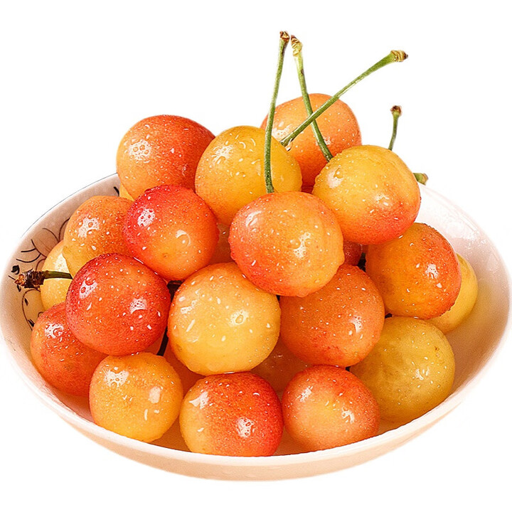 烟台黄蜜樱桃 新鲜现货孕妇爱吃黄水晶车厘子 1000g