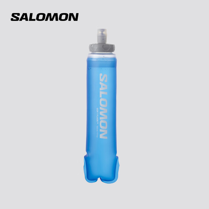 萨洛蒙（Salomon）男女款 运动户外跑步越野补水野外探险饮水瓶 SOFT FLASK 500ML 蓝色 C19160 均码