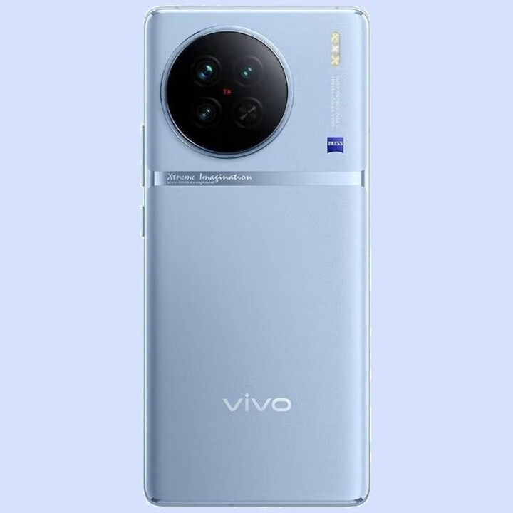 vivoX90 智能5G双卡全网通蔡司镜头拍照游戏手机曲面屏支持NFC红外OTG 冰蓝 12GB+256GB