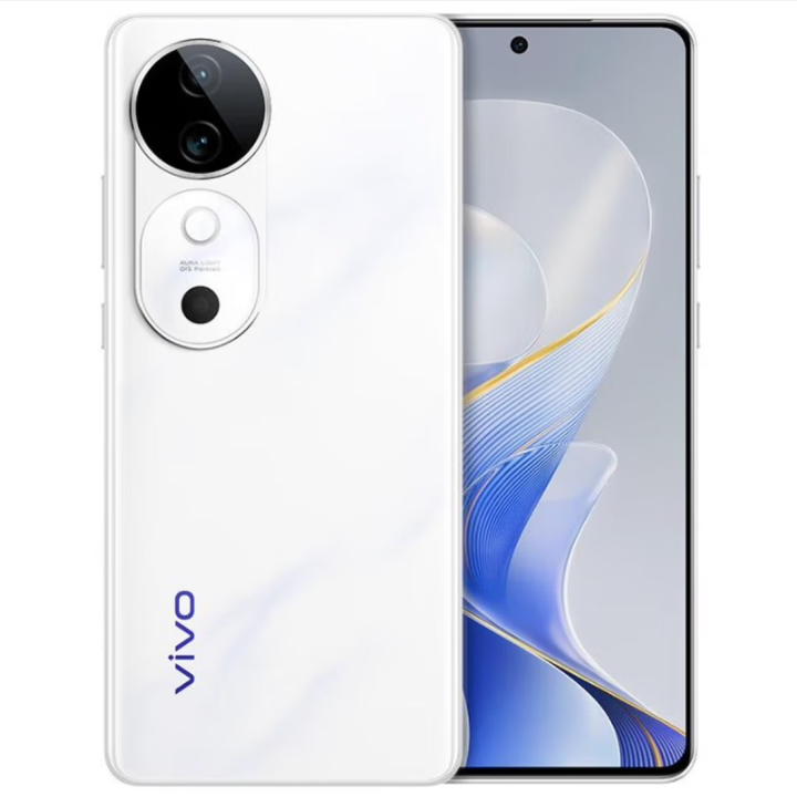 vivoS19 新品6000mAh超长续航 影棚级柔光环 第三代骁龙7芯片 5G全网 烟雨青 12GB+512GB 单机+第三方品牌快充+店保1年