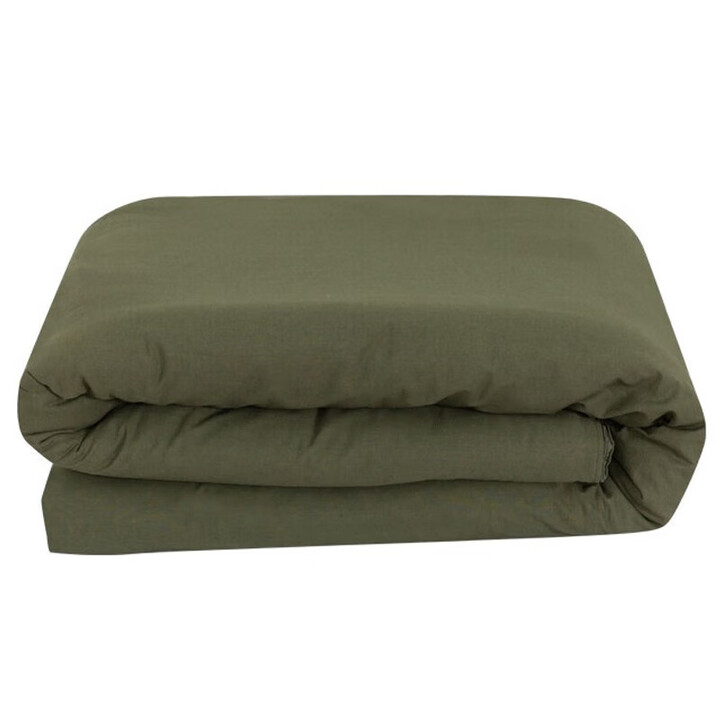 君品行 内务被可盖热熔棉褥子军训宿舍整理 绿色90*195cm【京仓】