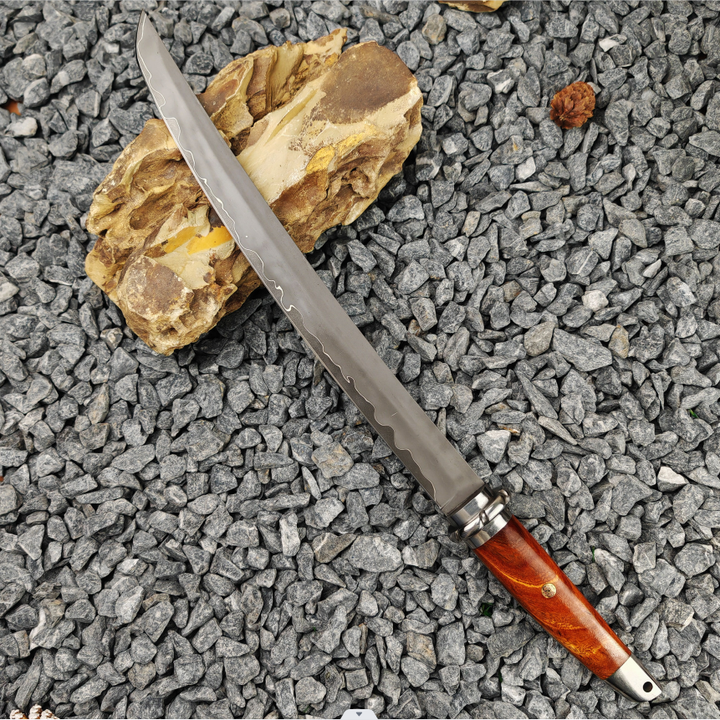 刀治郎灭霸武士大号户外多功能一体龙骨高硬度便携防身家用露营未开刃