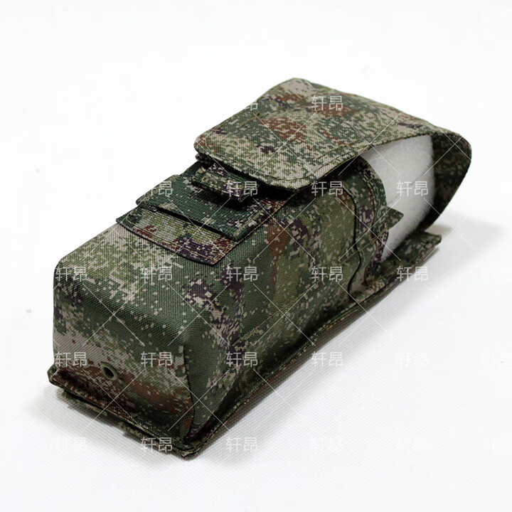 轩昂（尼龙）新式战术背心双层步弹匣袋携行具双联快拔步弹夹套配件袋 绿