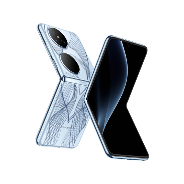 华为Pocket 2 小折叠手机 全天候常显外屏 5000万超感知主摄 4520mAh大电池 折叠屏鸿蒙手机pocket2 艺术定制版-蓝梦 16GB+512GB