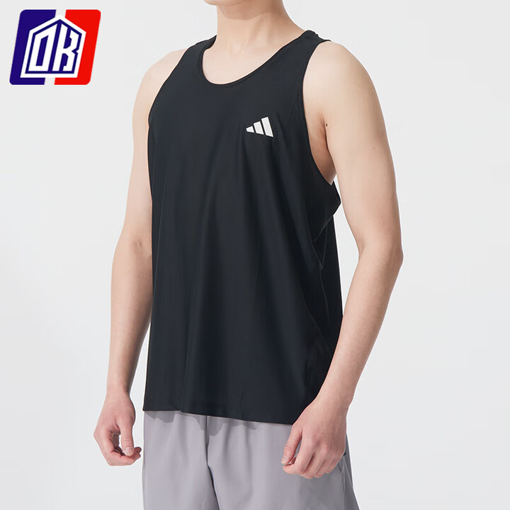 阿迪达斯（adidas）男跑步训练背心2025夏季新款休闲圆领速干透气运动无袖T恤IN1499 IN1499 XS【图片 价格 品牌 报价】-京东