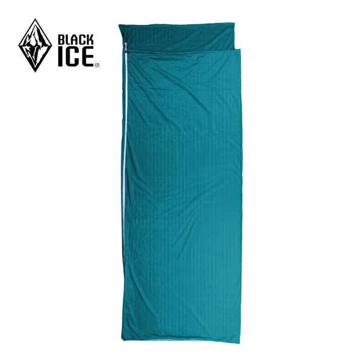 黑冰（BLACKICE）丝绒睡袋内胆旅行便携睡胆酒店宾馆隔脏床单Z6513/墨绿色/均码