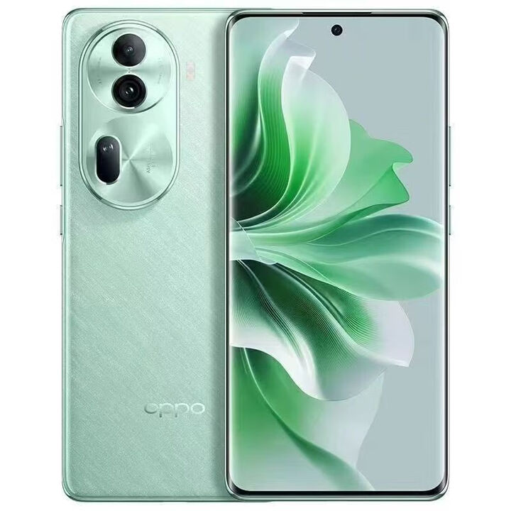 OPPOReno11 5000万单反级人像三摄 天玑8200旗舰芯片67W超级闪充 5G 萤石青 12+256 单机+第三方品牌快充+店保一年