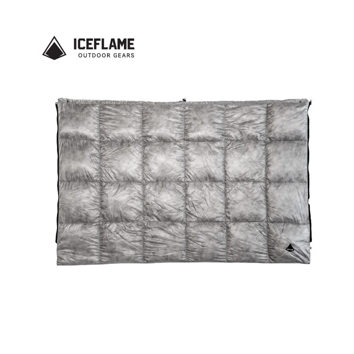 冰焰 ICE FLAME轻量四季户外多功能NXT小毯子盖被办公室旅行保暖鹅绒裙露营 钛灰【NXT版】多功能小毯子