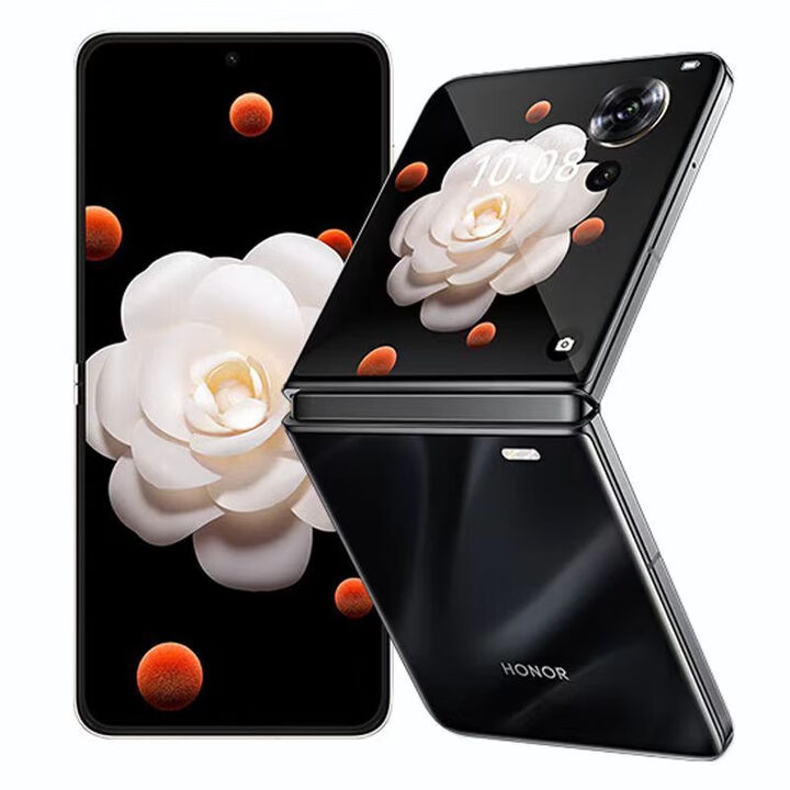 荣耀展机荣耀magic v flip 折叠小屏幕手机智能 拍照 快充手机 黑 12+1tb