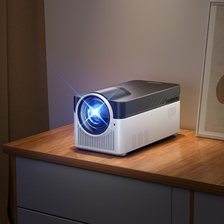 HKMW华为机HUAWEl适用 【超短焦】MAGCUBIC麦比科投影仪家用超高清电视机幕布一体客厅白天可用可投白 黑色