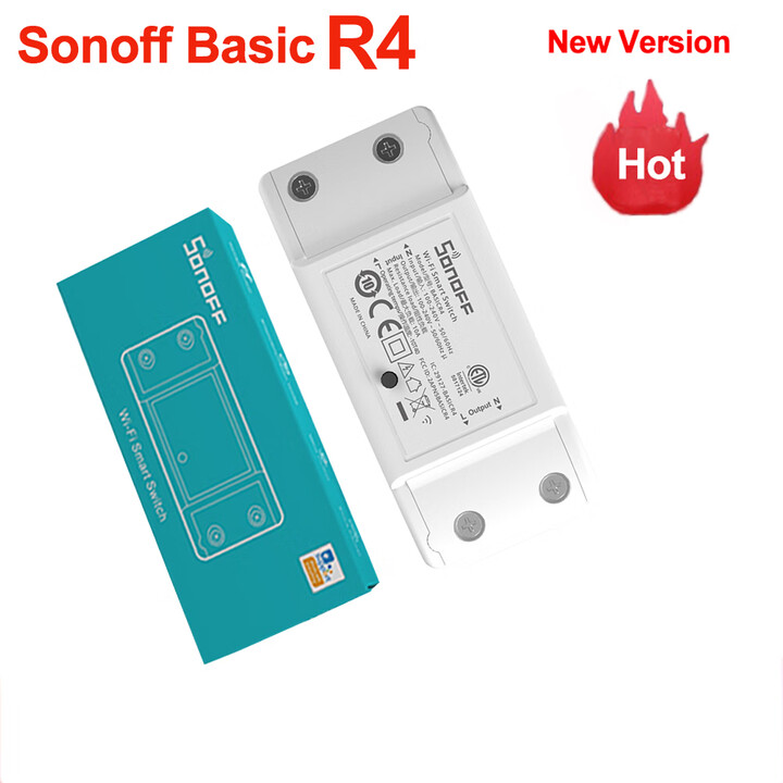 SOnOFFSONOFF Basic R4 Wifi智能开关通断器语音控制单通道开关易微联 白色sonoffbasicr4【图片 价格 品牌 ...