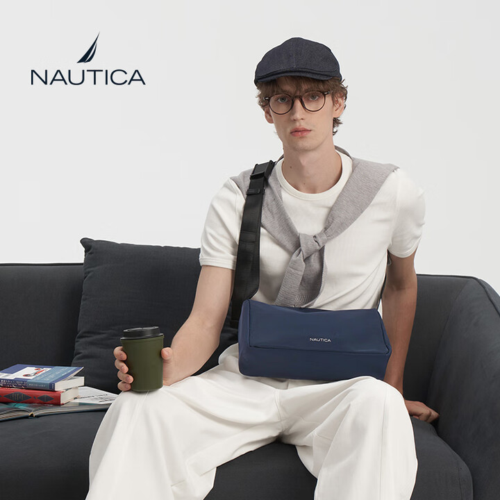 【NAUTICANA250004M】诺帝卡诺帝卡大容量斜挎包男士单肩背包日系骑行通勤邮差包休闲旅行挎包【行情 报价 价格 评测】-京东