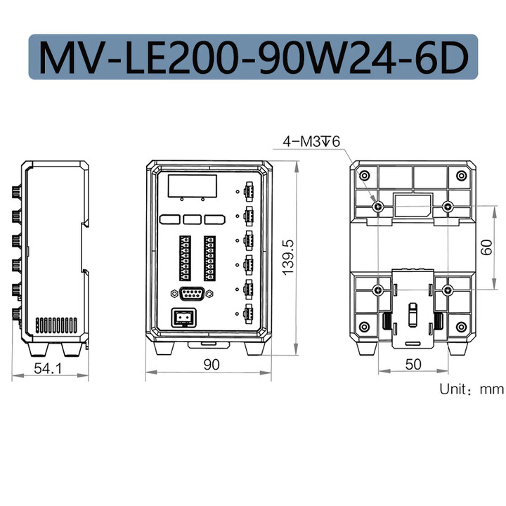 海康数字恒压光源控制器视觉MV-LE200-48/90/120/200W24-2/4/6TD MV-LE200-90W24-6D【图片 价格 ...