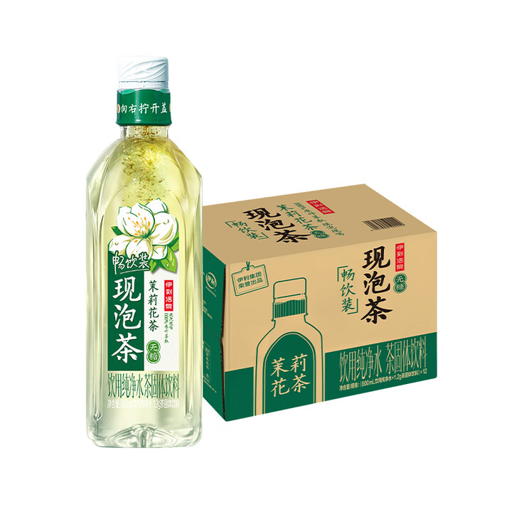 【伊利伊刻活泉现泡茶茉莉花茶800ml*12瓶/箱】伊利伊刻活泉新鲜现泡茉莉花茶 800ml*12瓶/整箱 大瓶畅饮 健身必备【行情 报价 ...