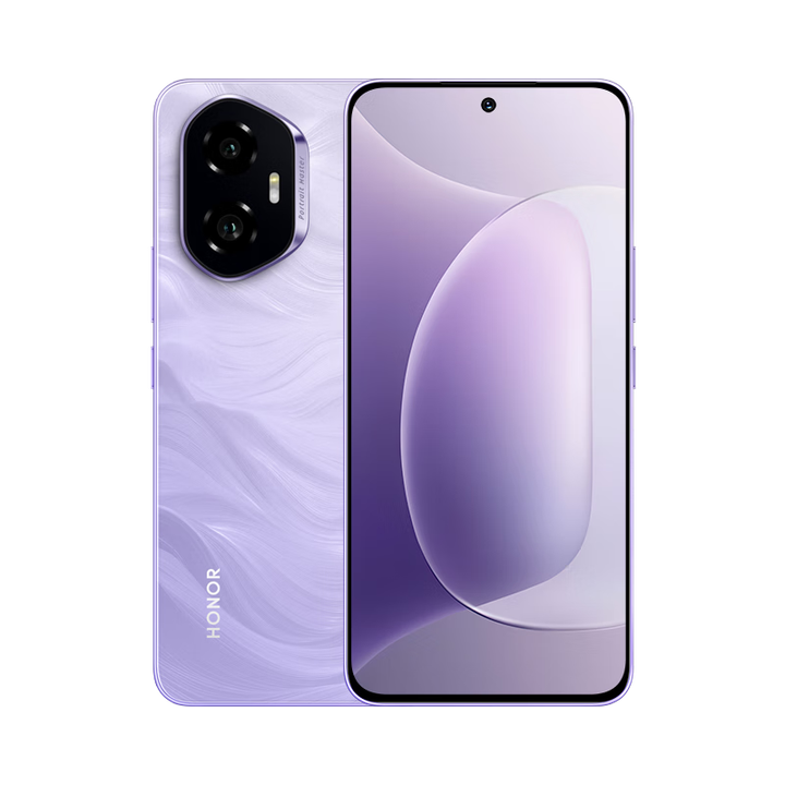 荣耀300  小直屏手机 单反级雅顾人像 绿洲护眼屏青海湖电池  庐烟紫 16GB+512GB 单机+第三方品牌快充+全国联保