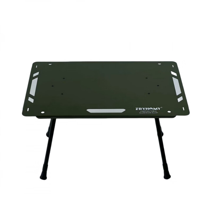 踏觅户外第三代户外露营多功能战术桌IGT桌露营折叠升降便携铝板 军绿色单桌