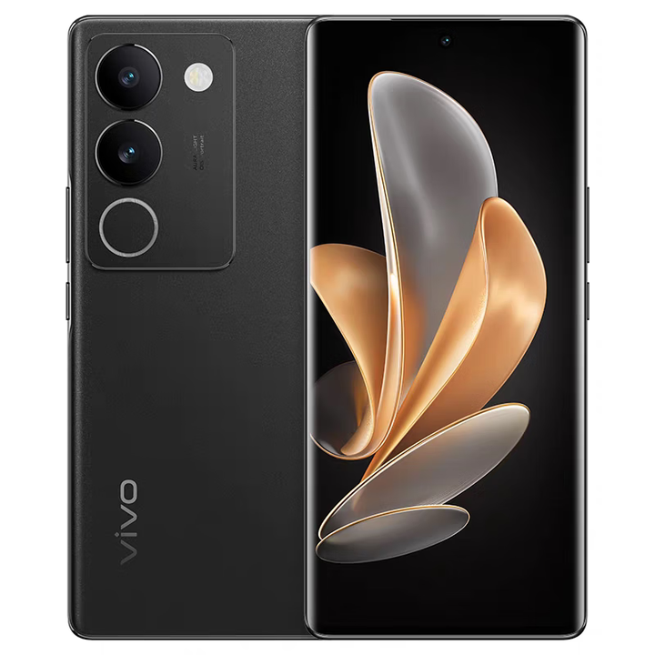 vivoS17 曲面屏 光学防抖 天玑7200 5G全网通拍照智能性能手机 玄黑 12GB+256GB 单机+第三方品牌快充+店保1年