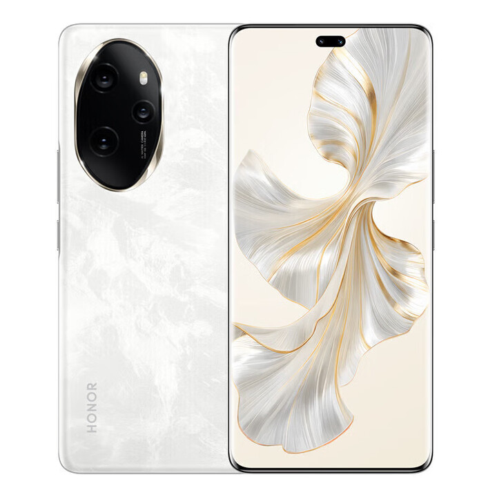 荣耀（HONOR）100 Pro  5G手机 第二代骁龙8+旗舰芯片绿洲护眼屏快充  月影白 12GB+256GB 单机+第三方品牌快充+店保一年
