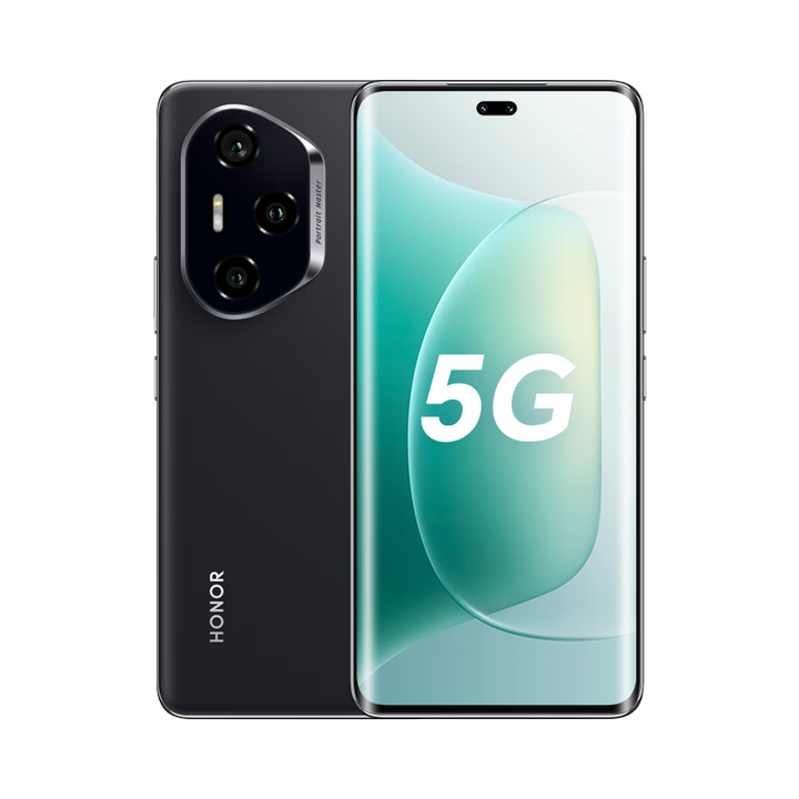 荣耀300Pro 单反级雅顾人像 绿洲护眼屏 第三代骁龙8 5GAI  墨岩黑 16GB+512GB 单机+原线原充+全国联保