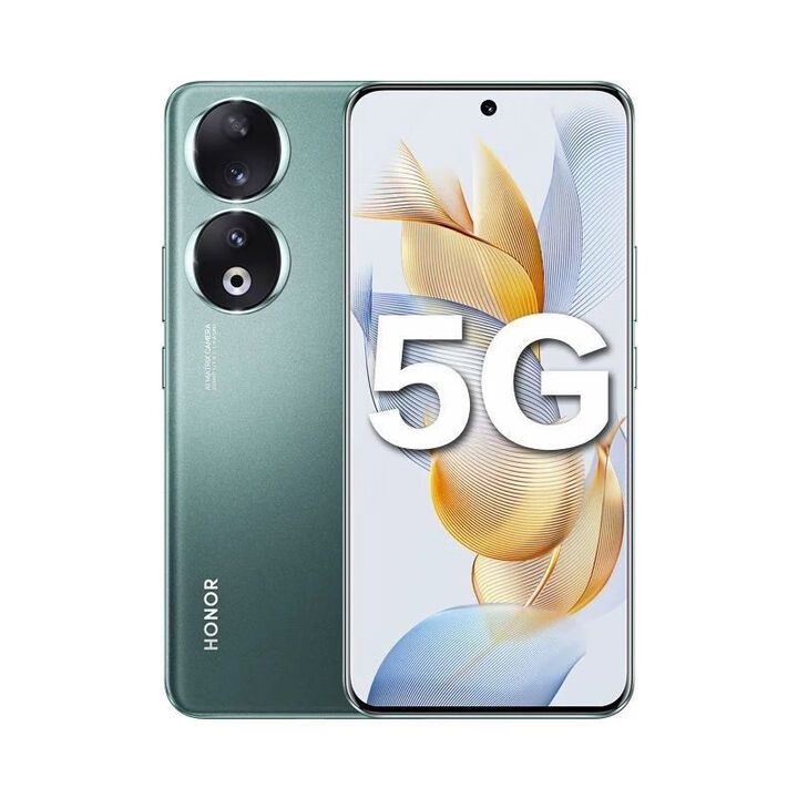 荣耀Honor荣耀90全网通5g零调光护眼曲面屏2亿像素拍照正品国行补贴机 墨玉青 16GB+256GB 单机+全套配件+（店保一年）