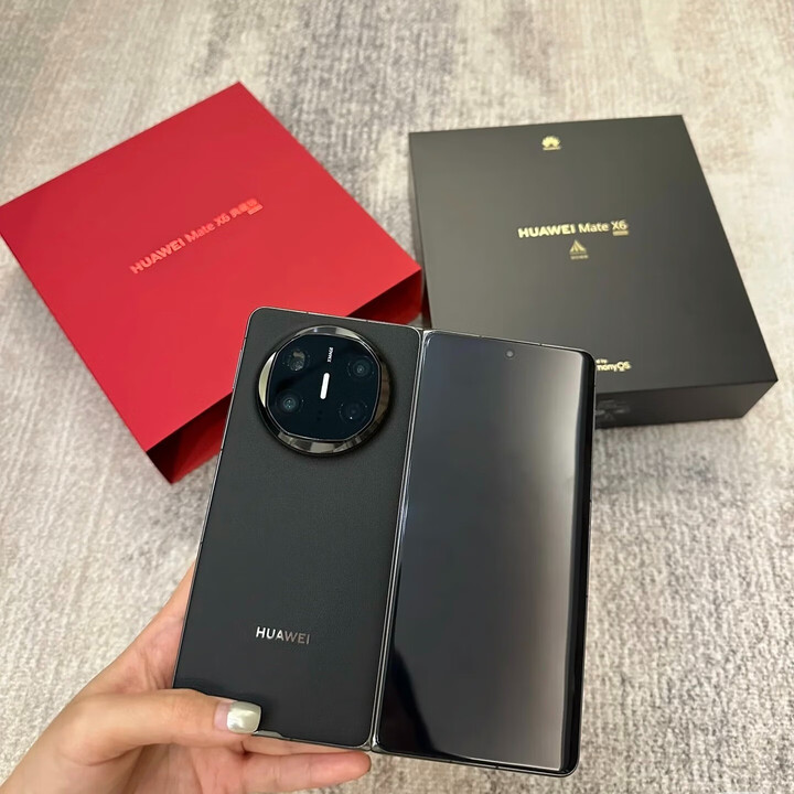 华为Mate X6典藏版 超可靠玄武架构红枫原色影像旗舰大折叠商务正品手机 曜石黑 16GB+512GB 官方标配+【原封未激活】+全国联保