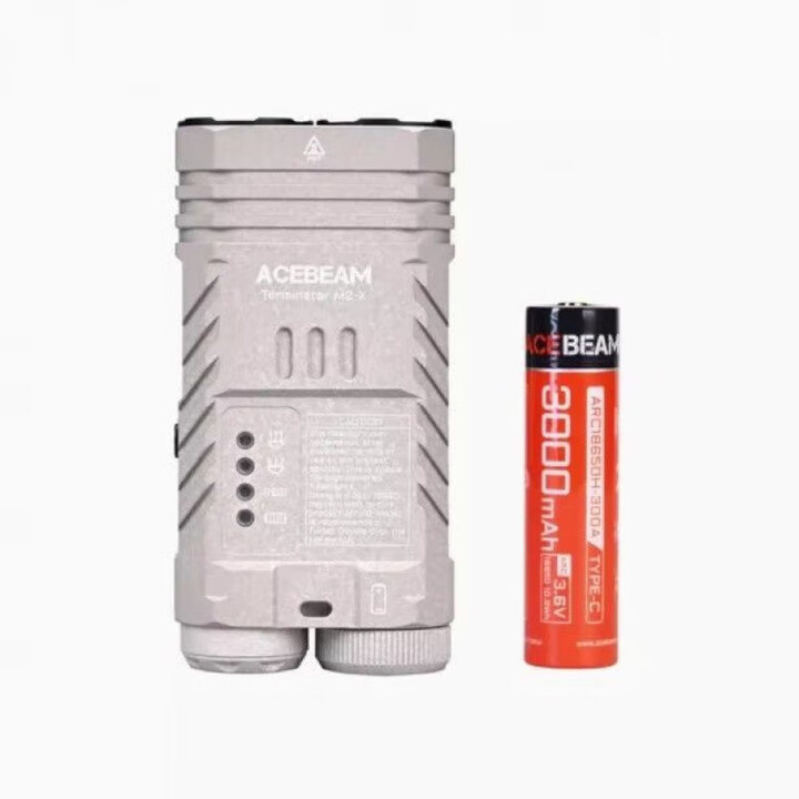 ACEBEAMM2X远泛光可切换强光手电野外搜救户外露营探险便携 M2-X微弧高亮冷白光