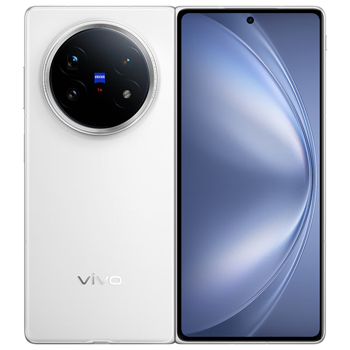 vivo X Fold5 轻薄 等效6000mAh蓝海电池 超可靠三防折叠屏 蔡司超级长焦 AI 新品折叠屏手机 明白 16GB+512GB