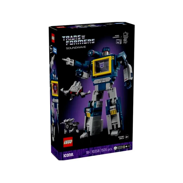 乐高(LEGO)积木 ICONS系列 2025年新款拼装玩具儿童家居饰品马年新年礼物 10358 变形金刚声波【图片 价格 品牌 报价】-京东