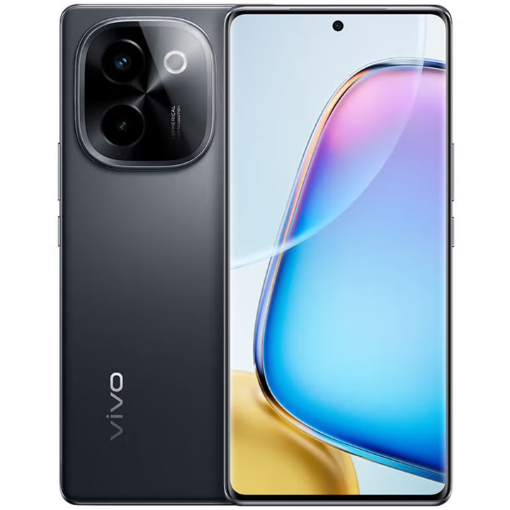 vivoY200 新品手机 6000mAh蓝海大电池  80W闪充 120Hz金刚曲面屏 皓夜 12GB+512GB 单机＋第三方品牌快充＋店保1年