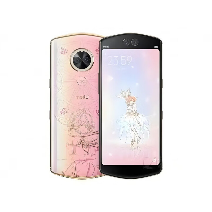 美图（meitu）/美图 T9限量款/标准版 拍照手机/美颜神器 现货价 库洛魔法使4+128 4G通_套餐一_充电器、壳膜_128GB_中国大陆