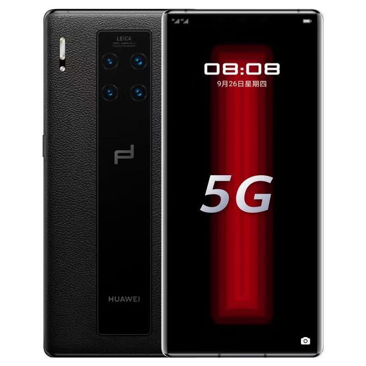 华为（HUAWEI）Mate 30 RS 保时捷设计  麒麟990SoC5G 芯片全网通手机 玄黑 12GB+512GB