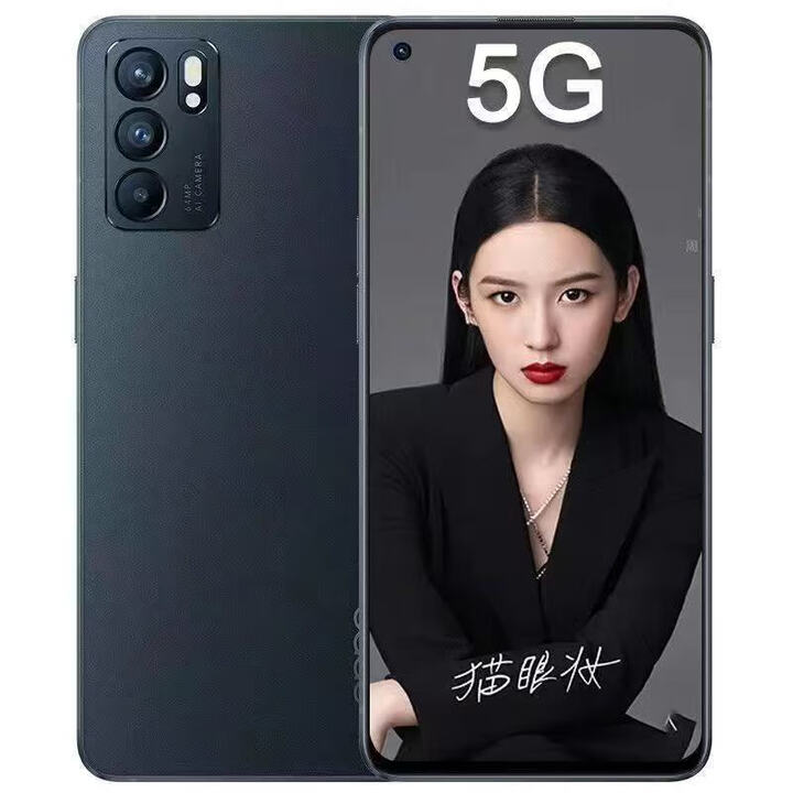 OPPO Reno8 双模5G手机 4500mAh大电池 轻薄长续航 80W超级闪充 oppo智能快充手机 Reno6 月海【面容识别】 12GB+256GB【国产屏幕】