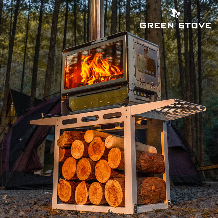 GREENSTOVE绿炉桌面大师Pro Table Master户外柴火炉露营帐篷取暖炉 桌面大师Pro全套 带底座