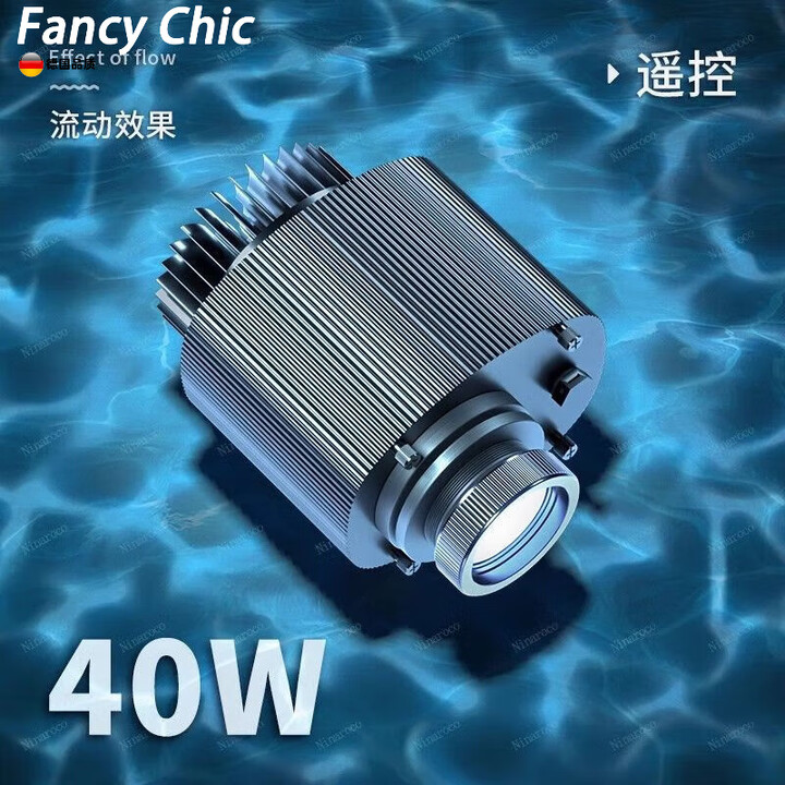 FANCYCHIC动态水波纹投影灯户外地面背景街道走廊酒吧氛围变色海洋led射灯 不防水40瓦丨带遥控..水波纹*1*【图片 价格 品牌 报价】-京东