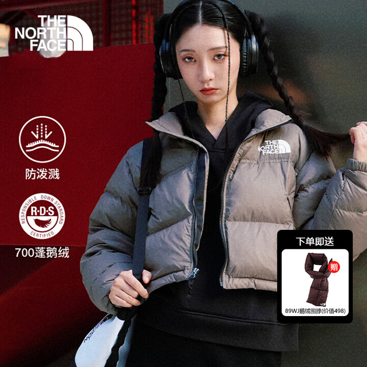 北面（The North Face）北面羽绒服女秋冬新品户外短款700蓬ICON拒水防风高蓬鹅绒5GGE BOW L【图片 价格 品牌 报价】-京东